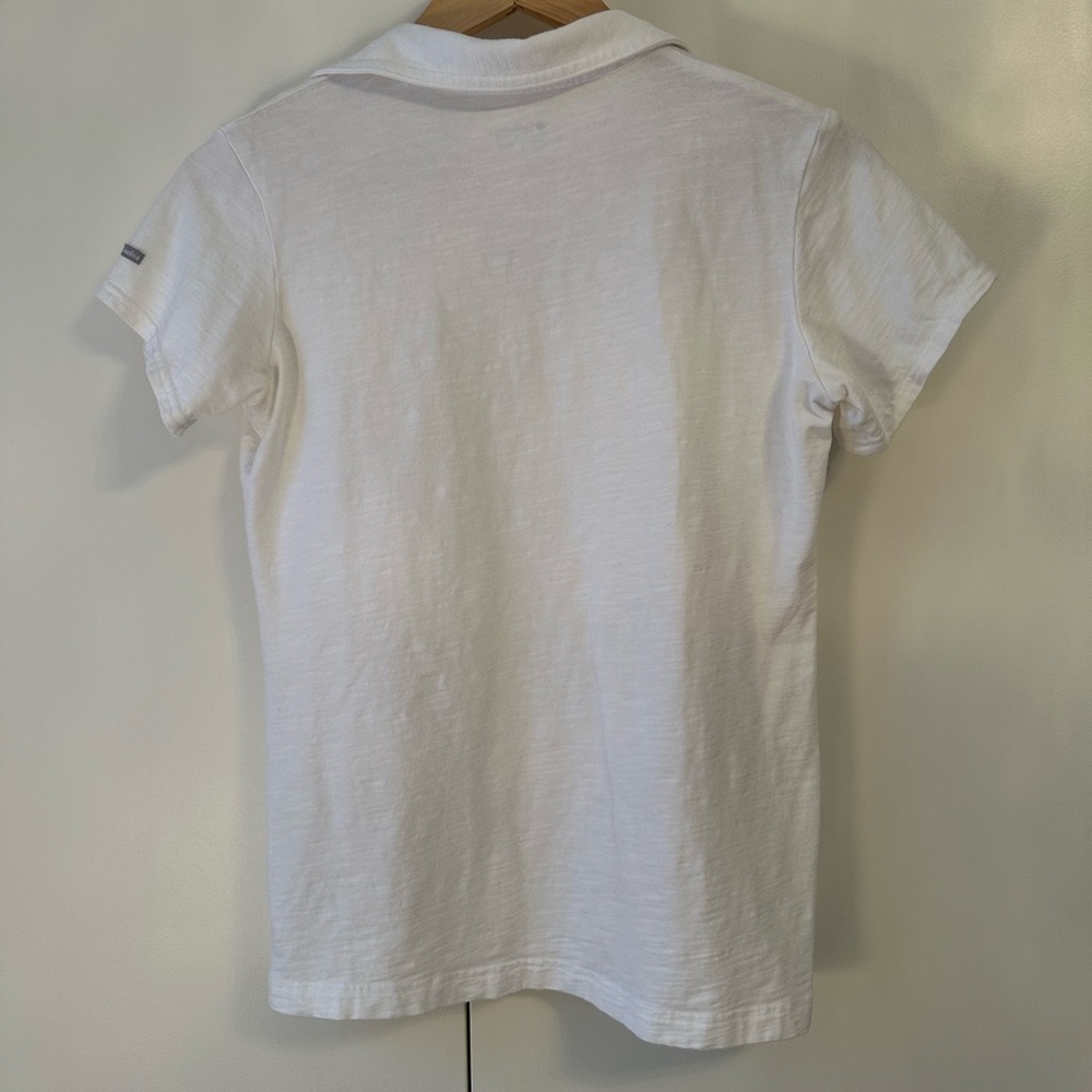 Columbia white collared tee NWOT - Picture 4 of 6
